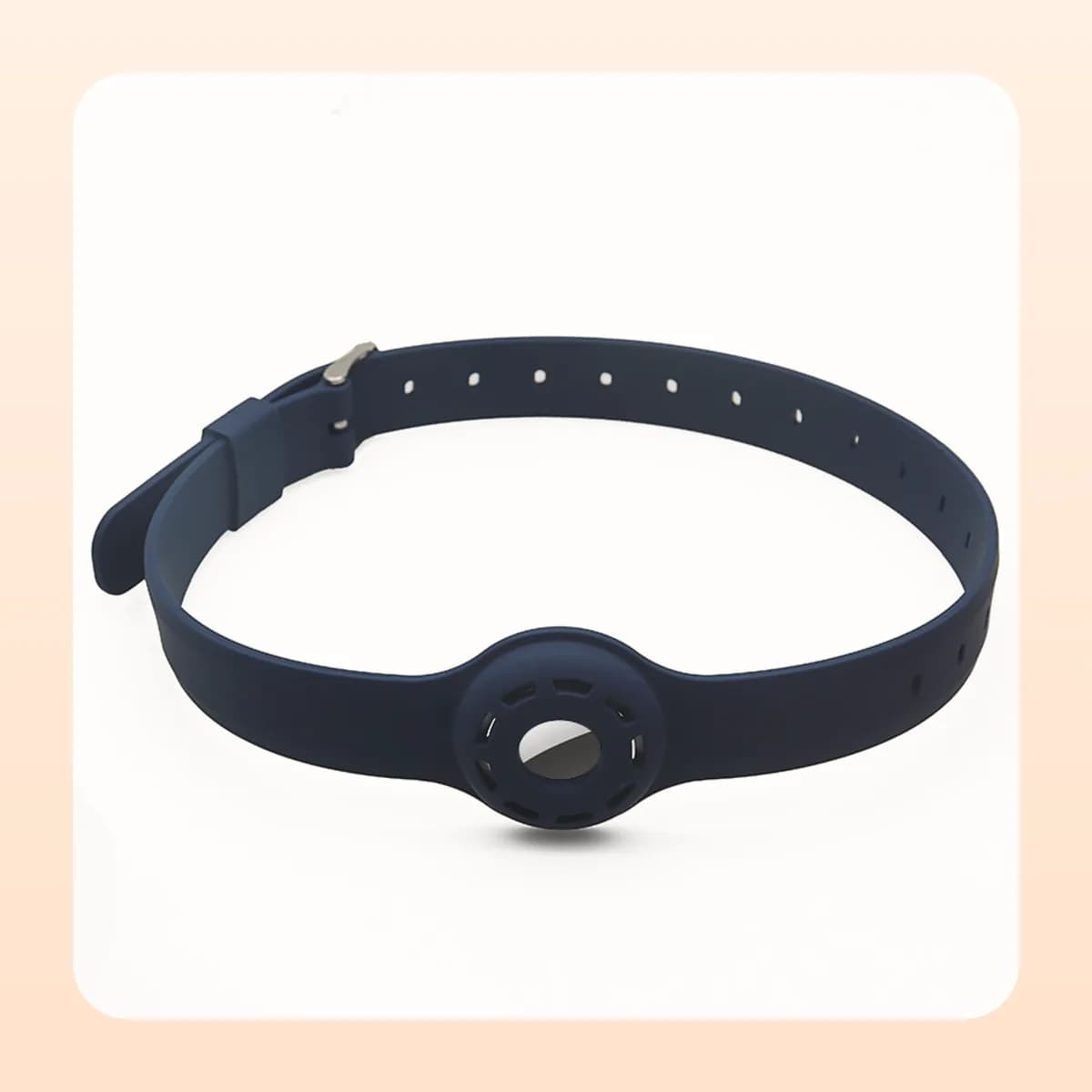 Kindral AirTag collar in midnight blue