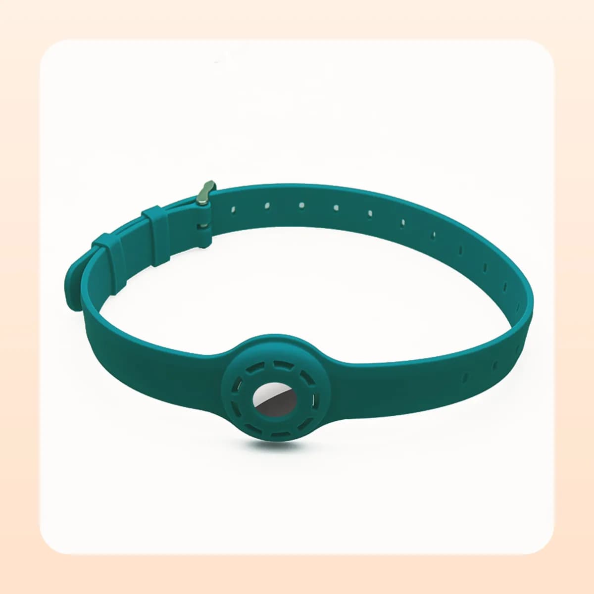 Kindral AirTag collar in green