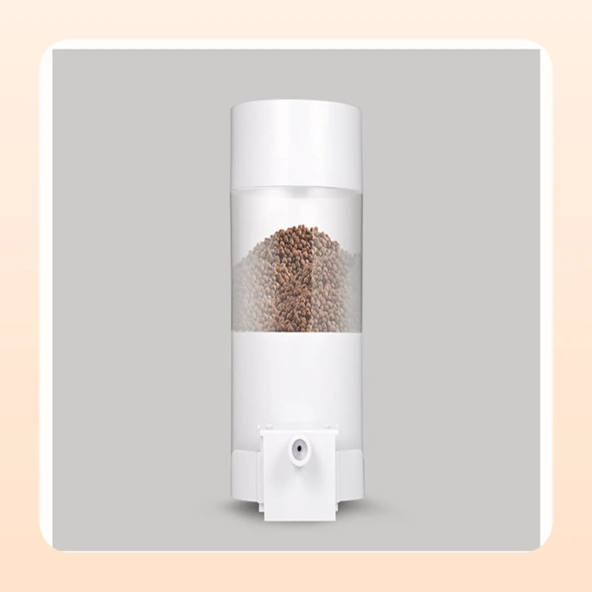 The Kindral auto feeder drum filled with pellets