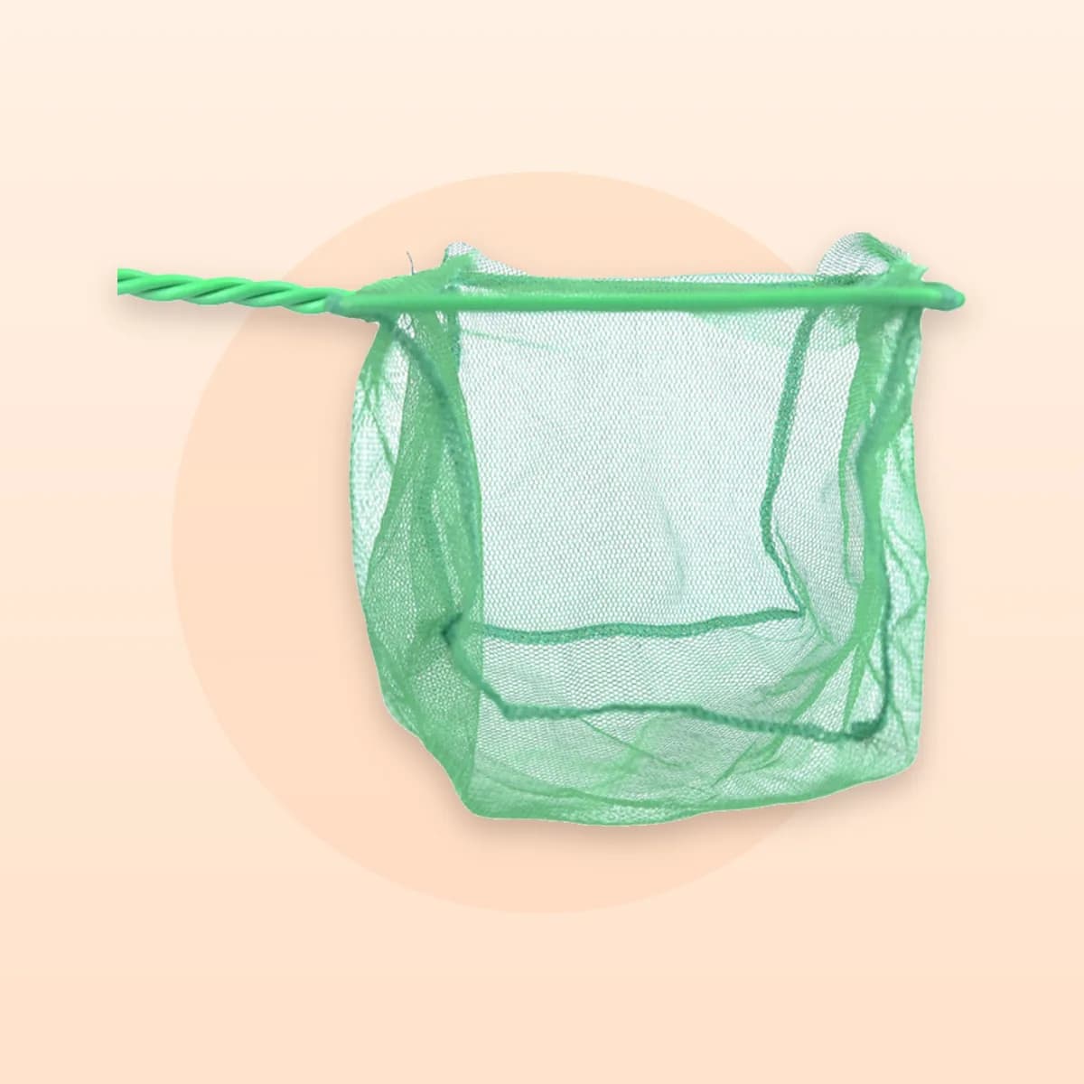 The Kindral fish net seen from the side