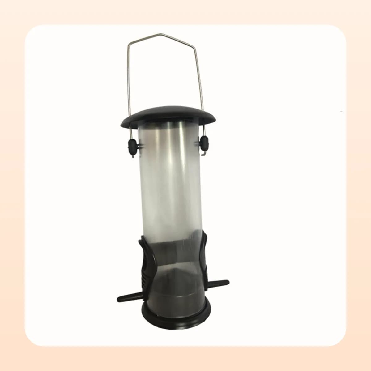 Kindral hanging gravity bird seed feeder