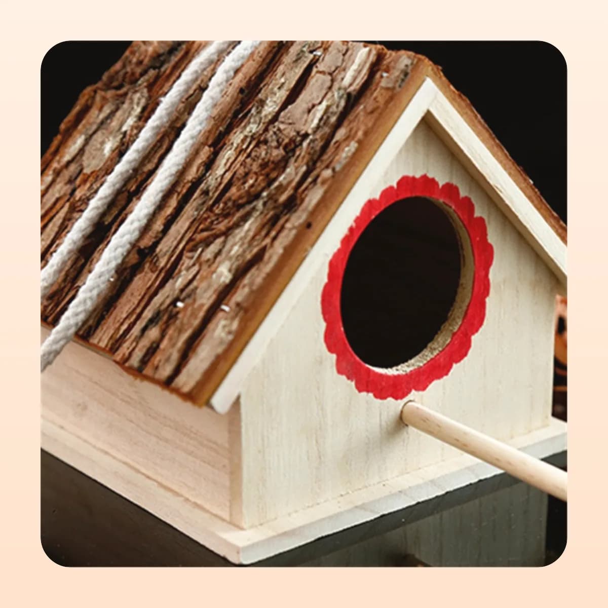 Kindral paulownia wooden bird nest box