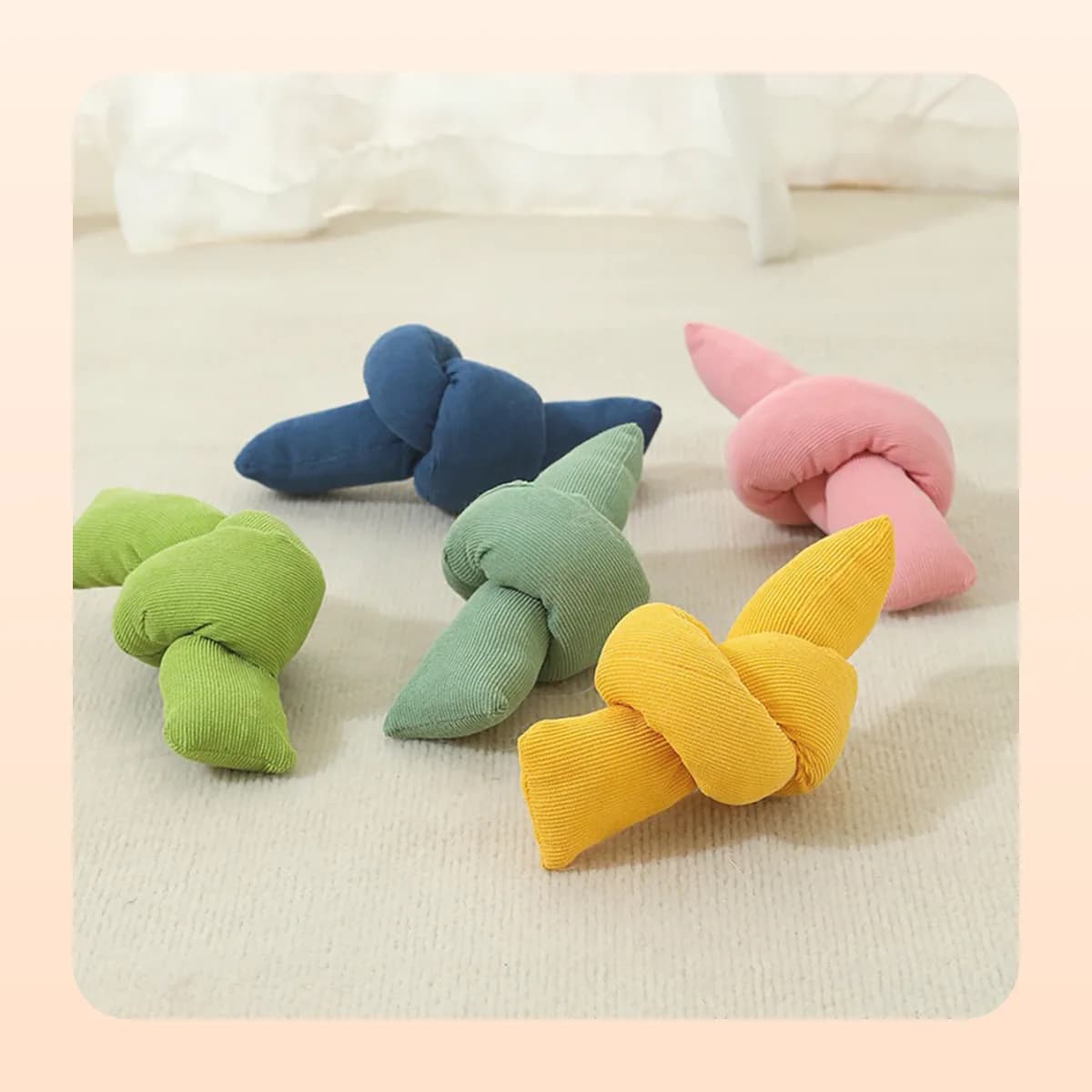Kindral catnip knot kickers in all five colours