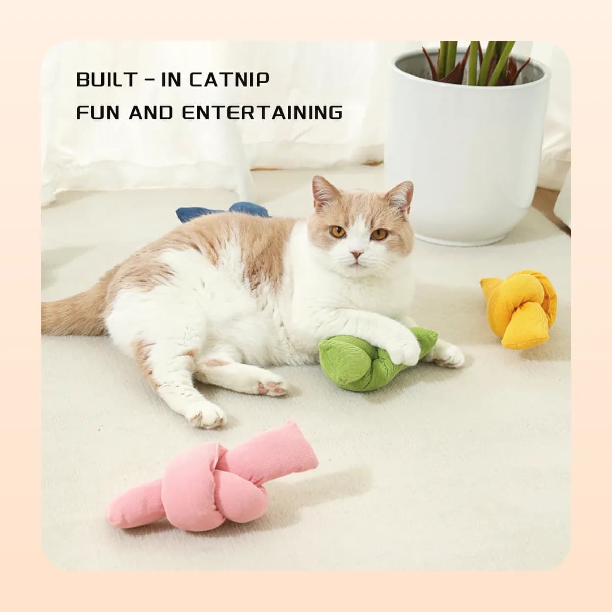 The Kindral knot kickers have catnip built in