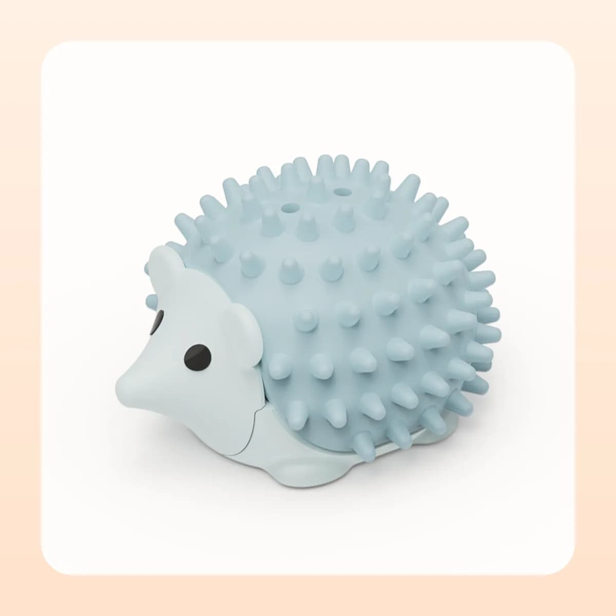 Kindral corner cat self-groomer brush in blue