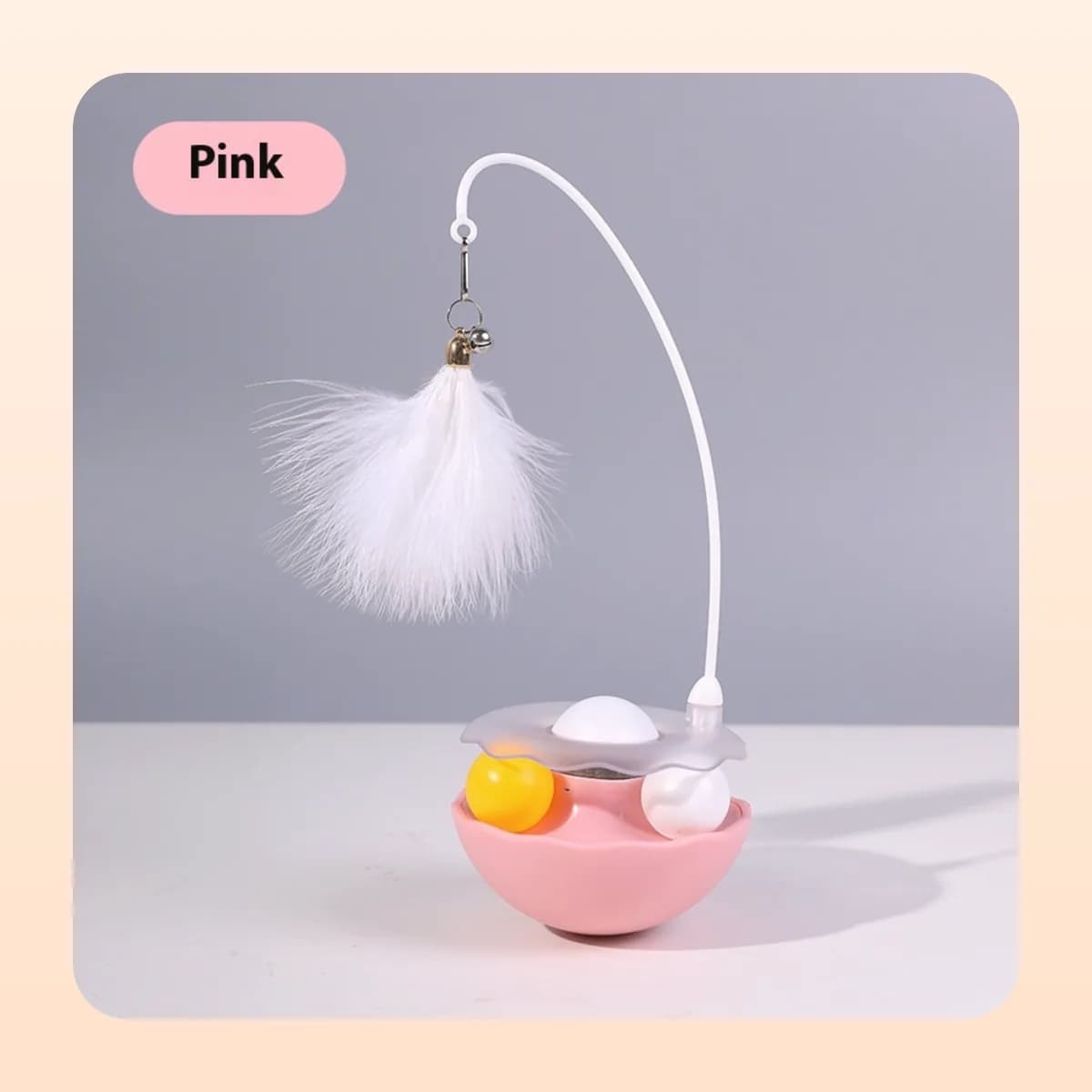 Kindral cat teaser tumbler in pink
