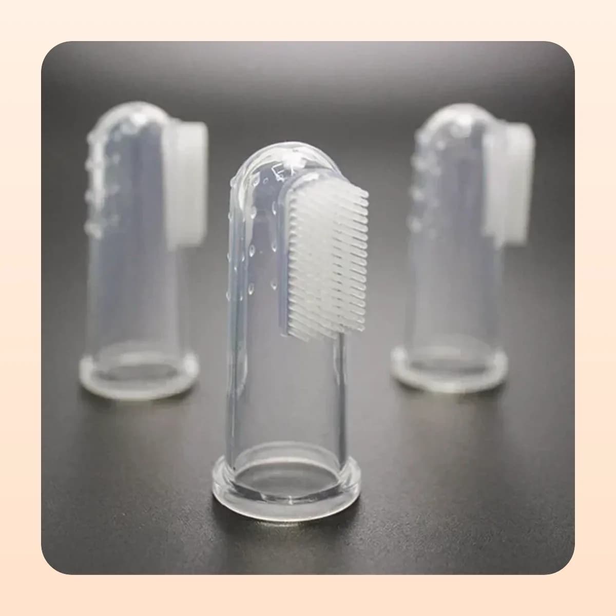 Kindral silicone finger toothbrushes for dogs